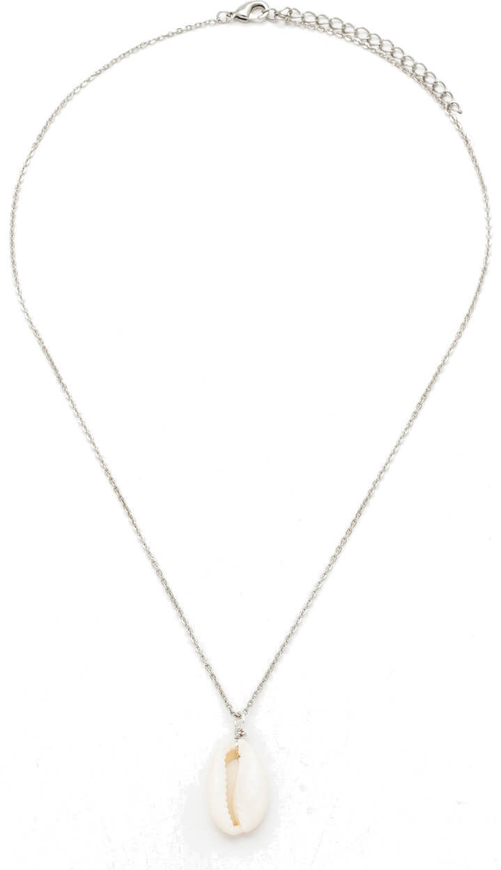 JVD Ocelový náhrdelník s mušlí SSSN0024S20BI00