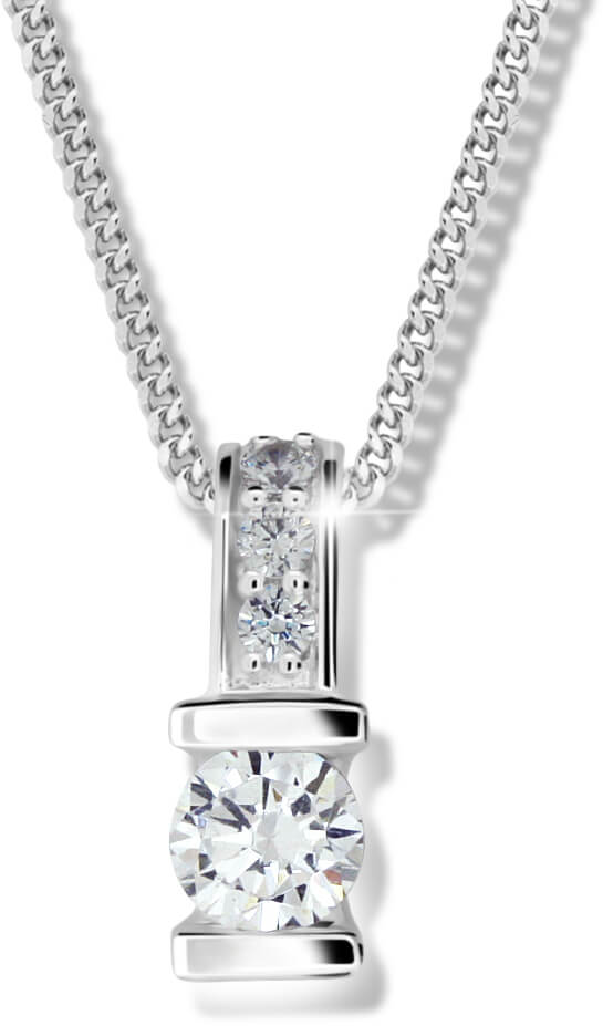 Modesi Stříbrný náhrdelník pro ženy M41094 (řetízek, přívěsek)