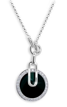 Modesi -  Originální stříbrný náhrdelník se zirkony JA51474CZ