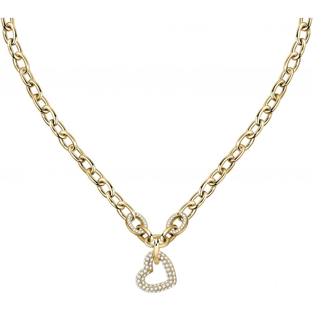 Morellato Elegantný pozlátený náhrdelník so srdiečkom Incontri SAUQ04