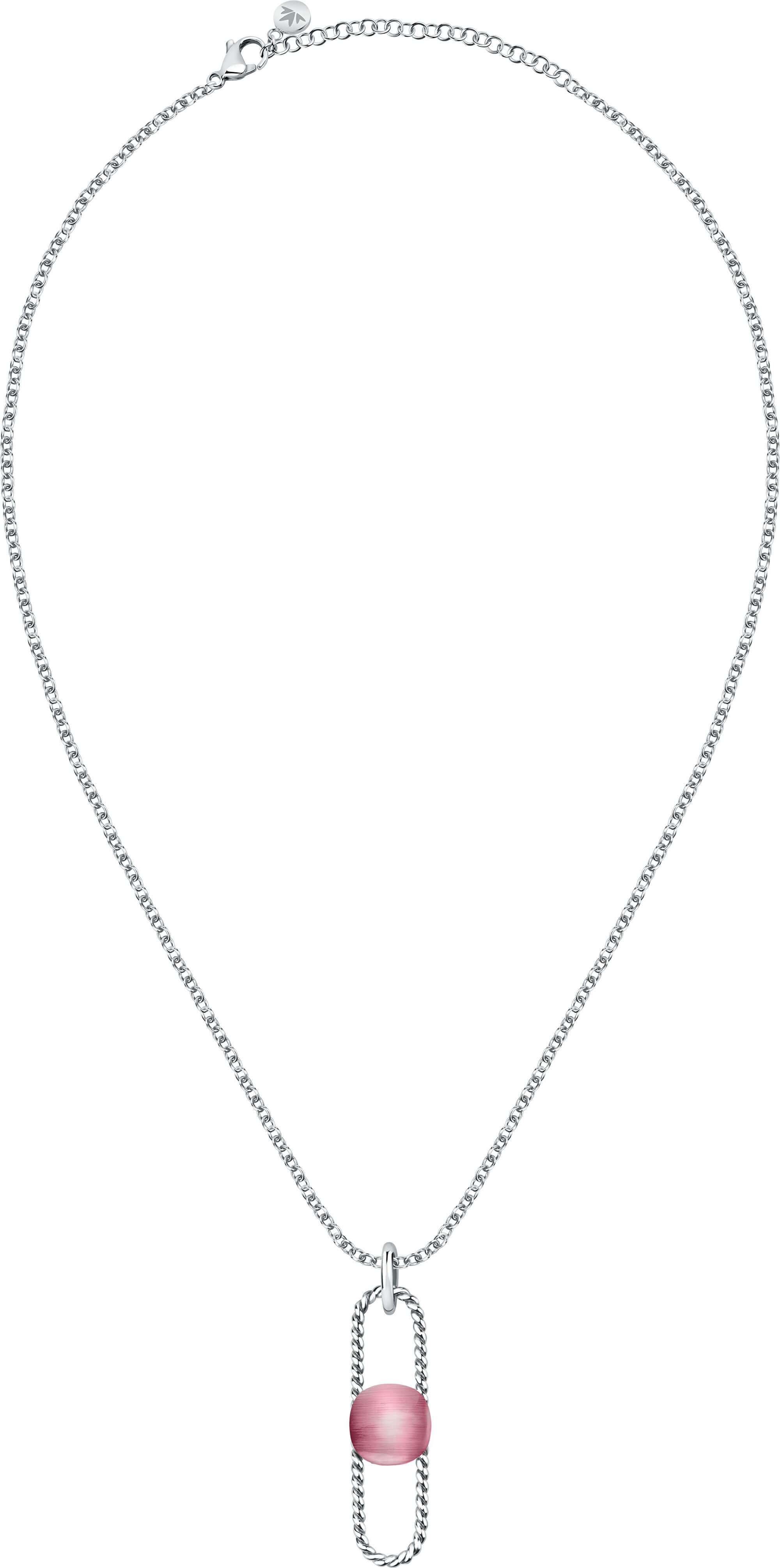 Morellato -  Ocelový náhrdelník s kočičím okem 1930 SATP23