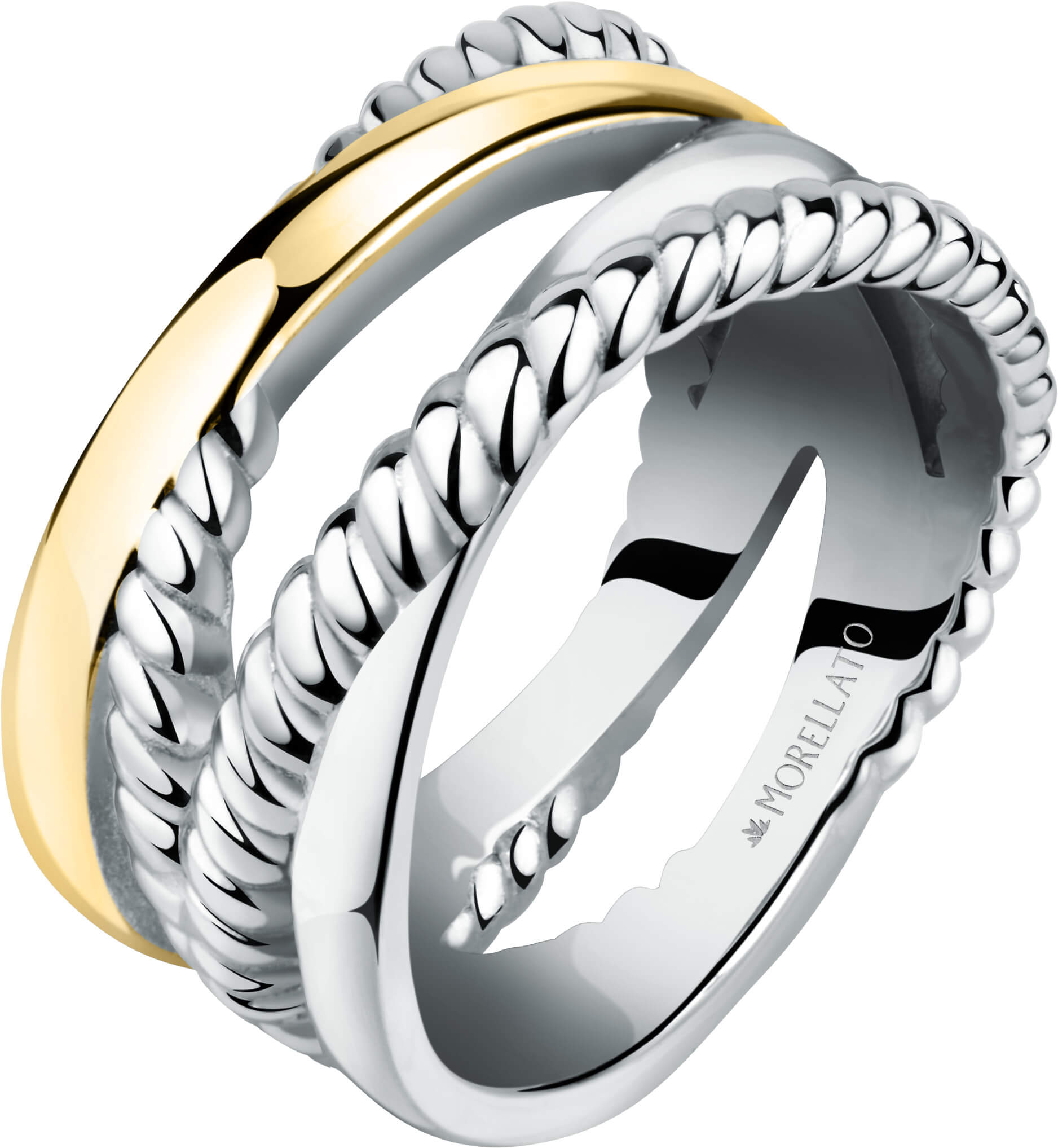 Morellato Romantický pozlátený prsteň Insieme SAKM86 52 mm