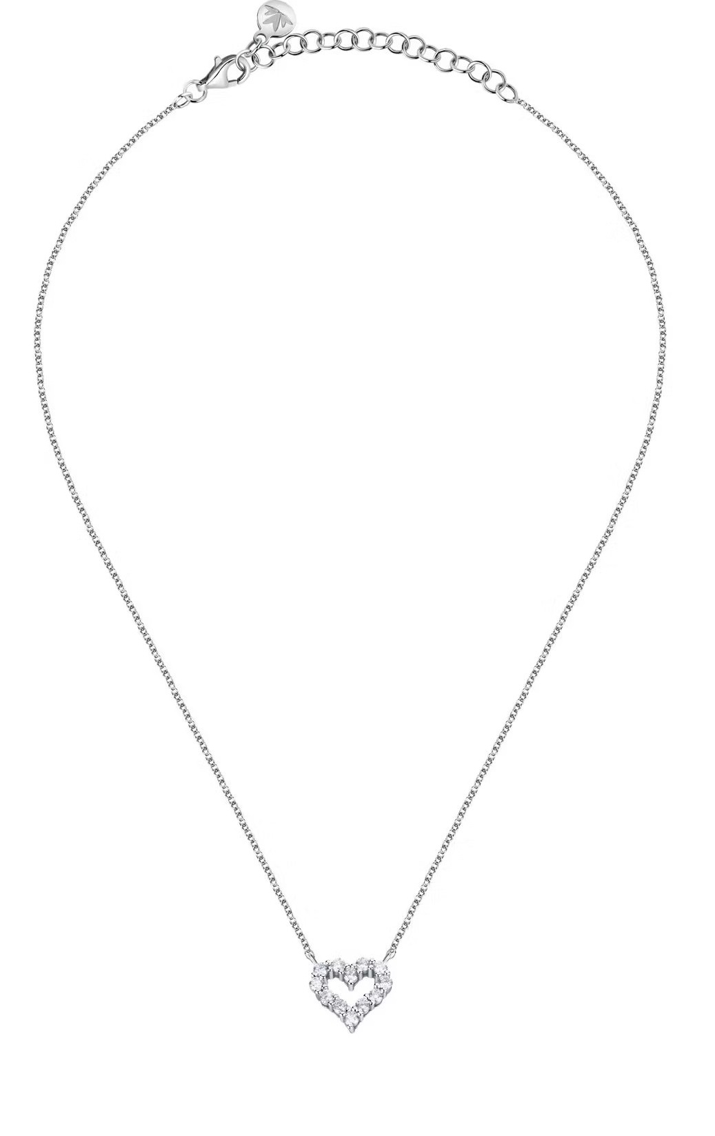 Morellato Romantický strieborný náhrdelník so srdiečkom Tesori SAIW129