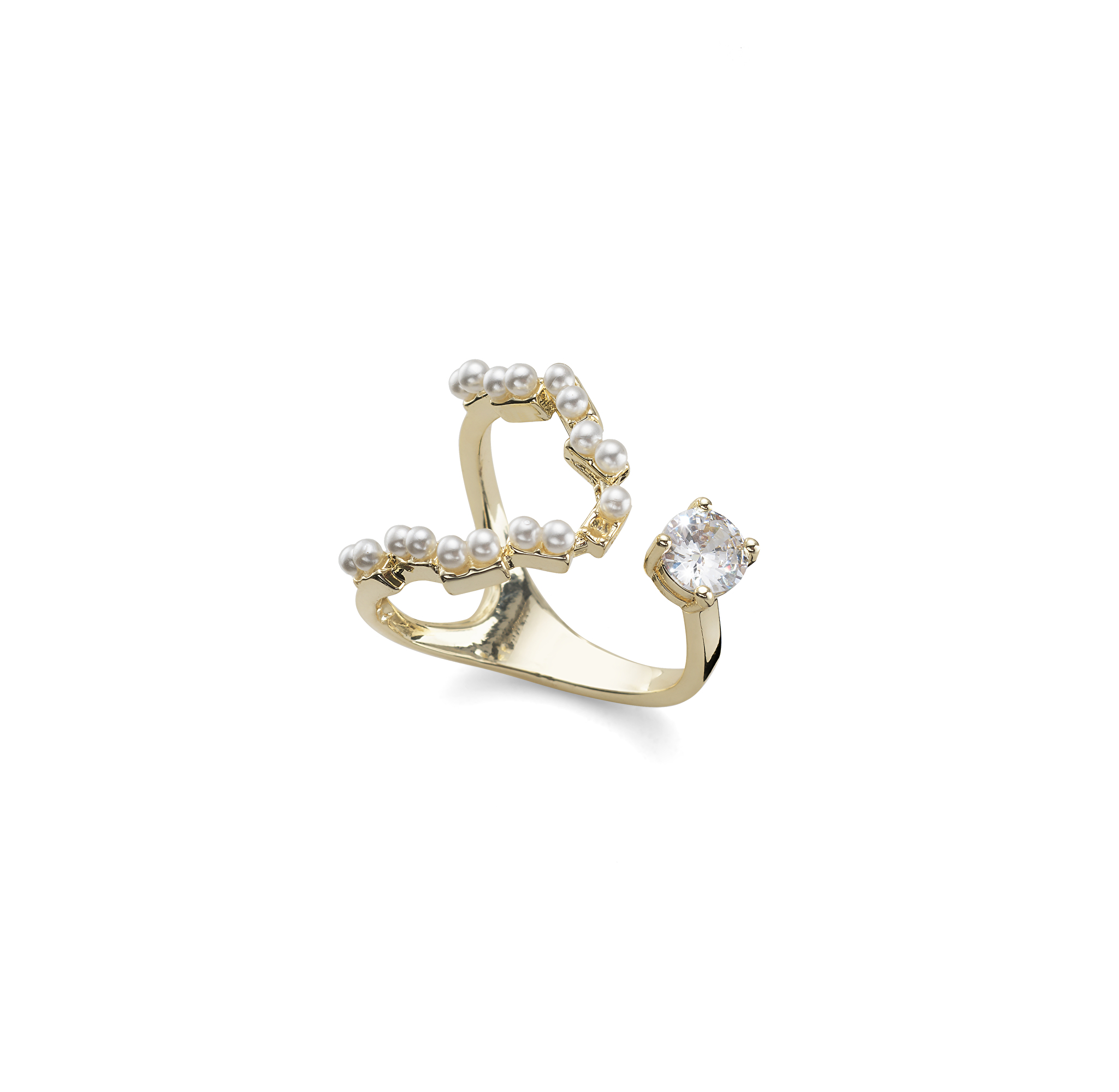 Oliver Weber Originální pozlacený prsten Jasmine 41212G M (53 - 55 mm)