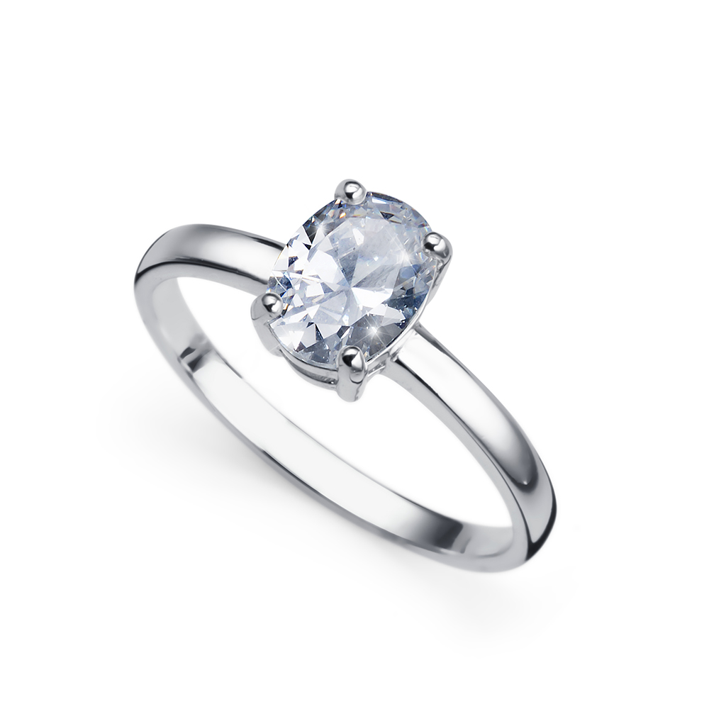 Oliver Weber -  Půvabný stříbrný prsten Smooth 63262 52 mm