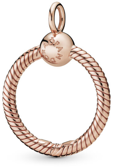 Pandora -  Bronzový náhrdelníkový přívěsek na korálky Rose 388296/388256 2,5 cm