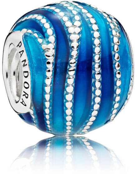 Pandora Prekrásny modrý korálku 797012ENMX