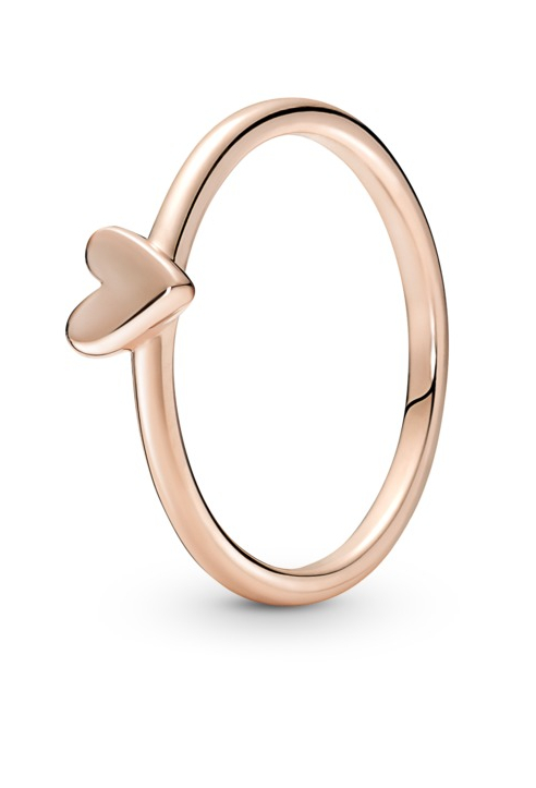 Pandora Romantický bronzový prsten Rose 180092C00 50 mm