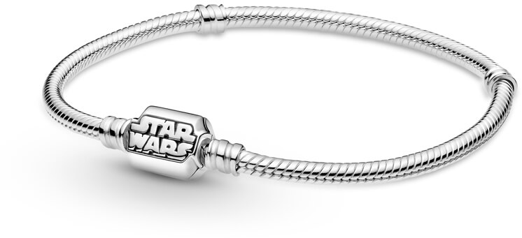 Pandora Strieborný náramok na prívesky Star Wars 599254C00 21 cm