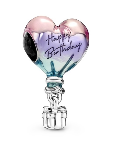 Pandora Stříbrný přívěsek Horkovzdušný balón k narozeninám 791501C01