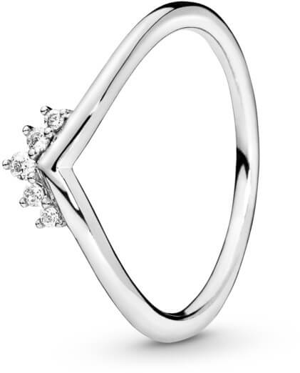 Pandora -  Stříbrný prsten s kamínky Timeless 198282CZ 60 mm