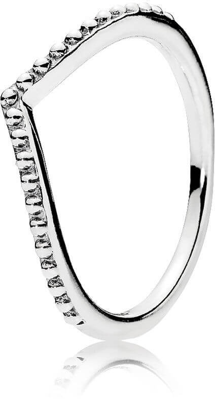 Pandora Stříbrný prsten s korálky Timeless 196315 52 mm