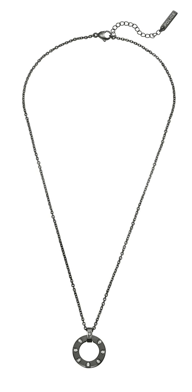 Police Fashion černý náhrdelník z oceli Gunport PEAGN0035702