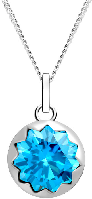 Preciosa -  Dámský stříbrný náhrdelník Vela 5252 67 (řetízek, přívěsek)