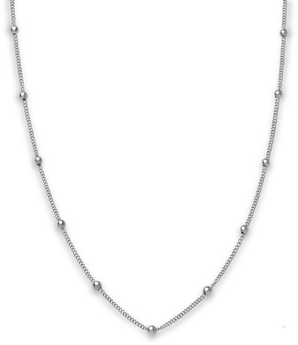 Rosefield Ocelový náhrdelník s kuličkami Iggy JDCHS-J059