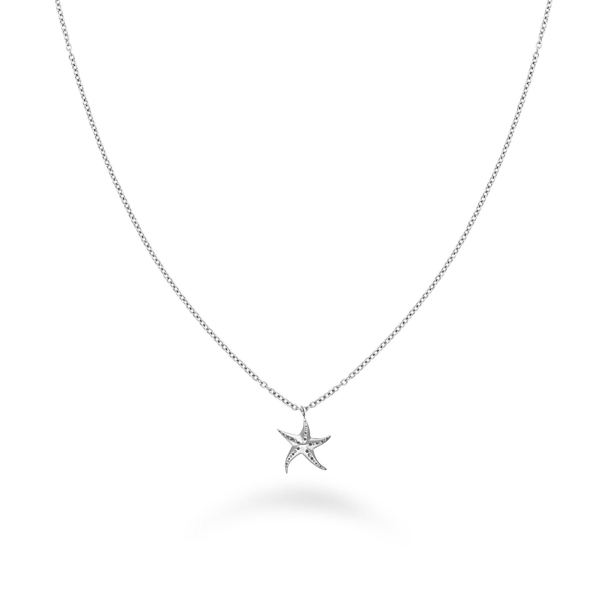 Rosefield Oceľový náhrdelník s morskou hviezdicou Essentials JNSNS-J831