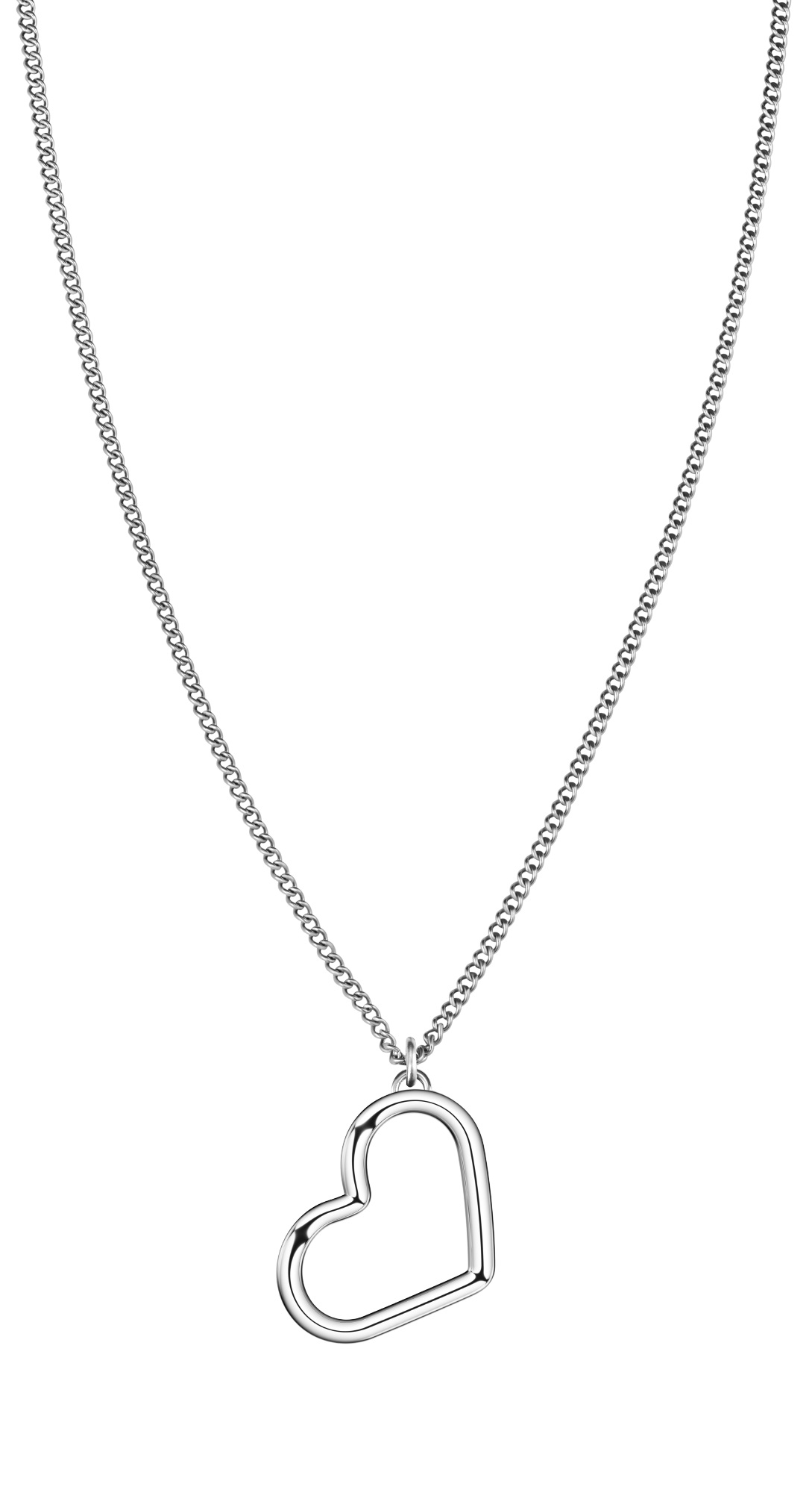 Rosefield Romantický oceľový náhrdelník so srdiečkom Toccombo JNLHS-J534