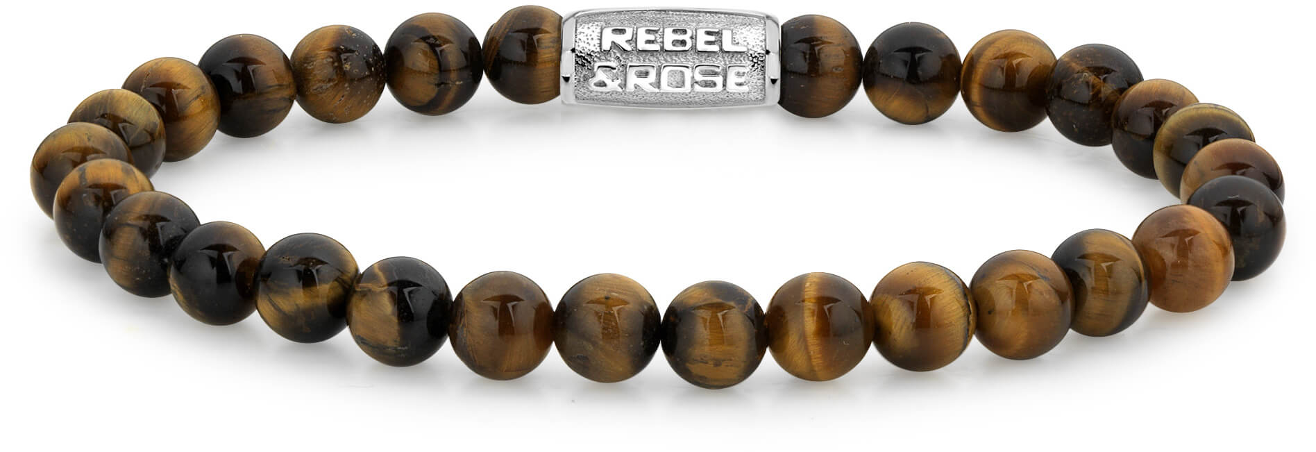 Rebel&Rose -  Korálkový náramek Tiger Lily RR-60014-S 17,5 cm - M