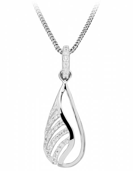 Silver Cat Módny náhrdelník so zirkónmi SC391