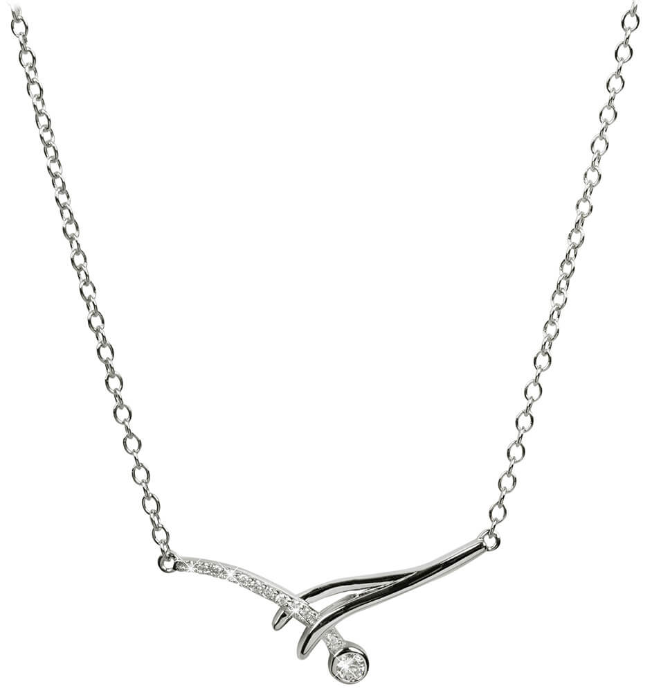Silver Cat Stříbrný náhrdelník se zirkony SC201