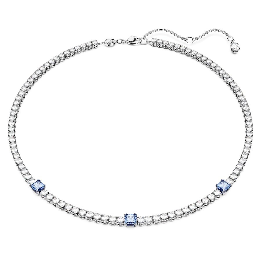 Swarovski Blyštivý náhrdelník s kryštálmi Matrix Tennis 5666167