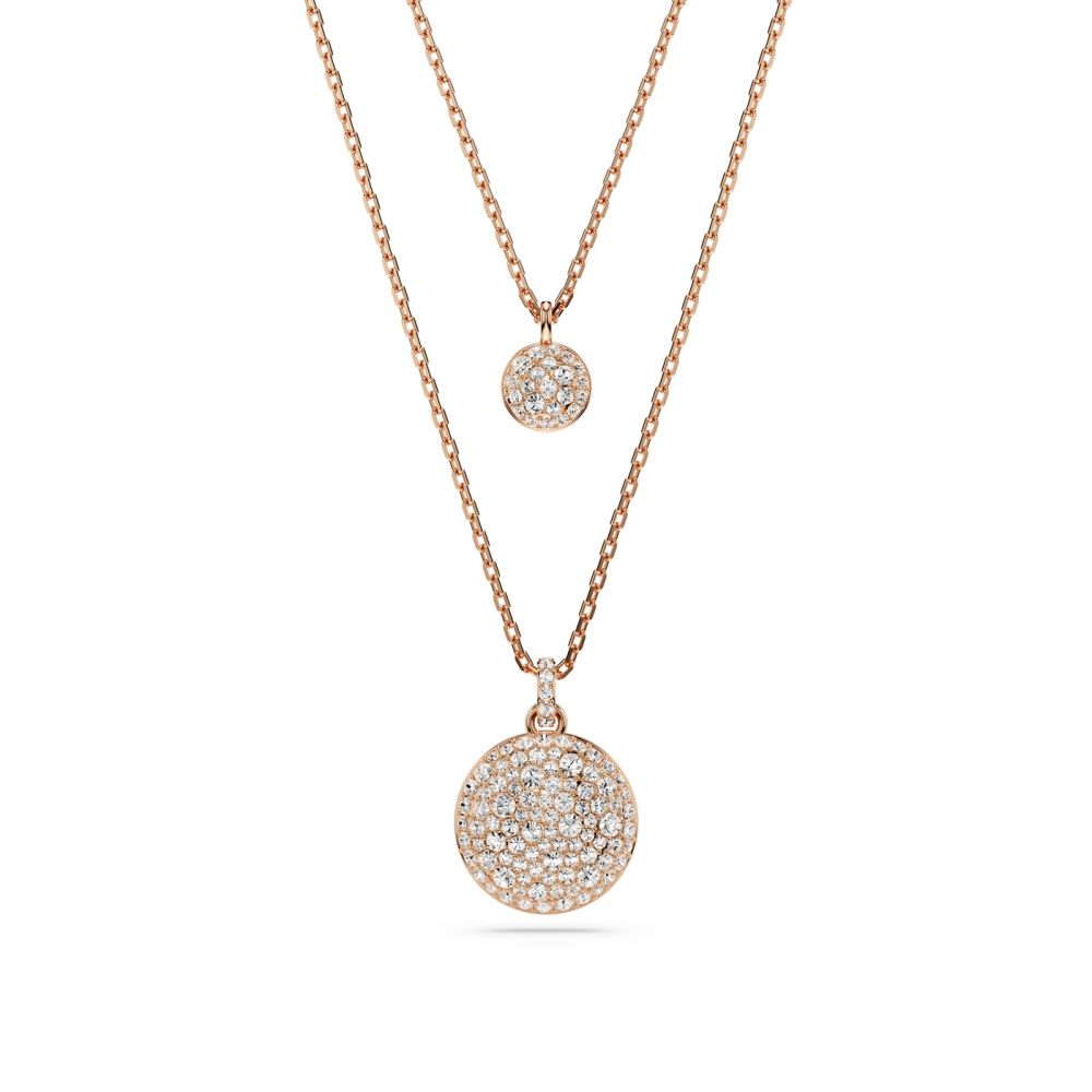 Swarovski Dvojitý bronzový náhrdelník Meteora 5683449