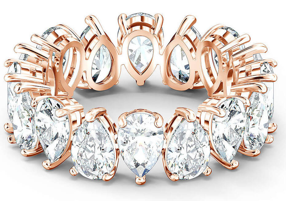 Swarovski Luxusní třpytivý prsten Vittore 5586163 55 mm