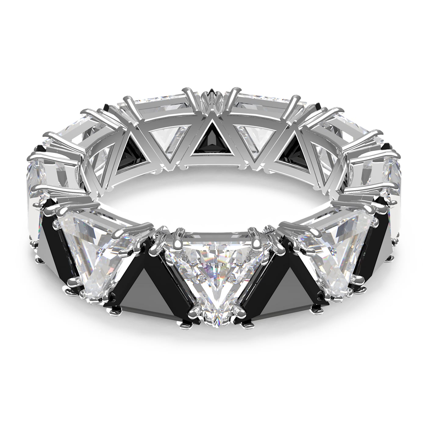 Swarovski Nepřehlédnutelný třpytivý prsten Ortyx 5620672 58 mm