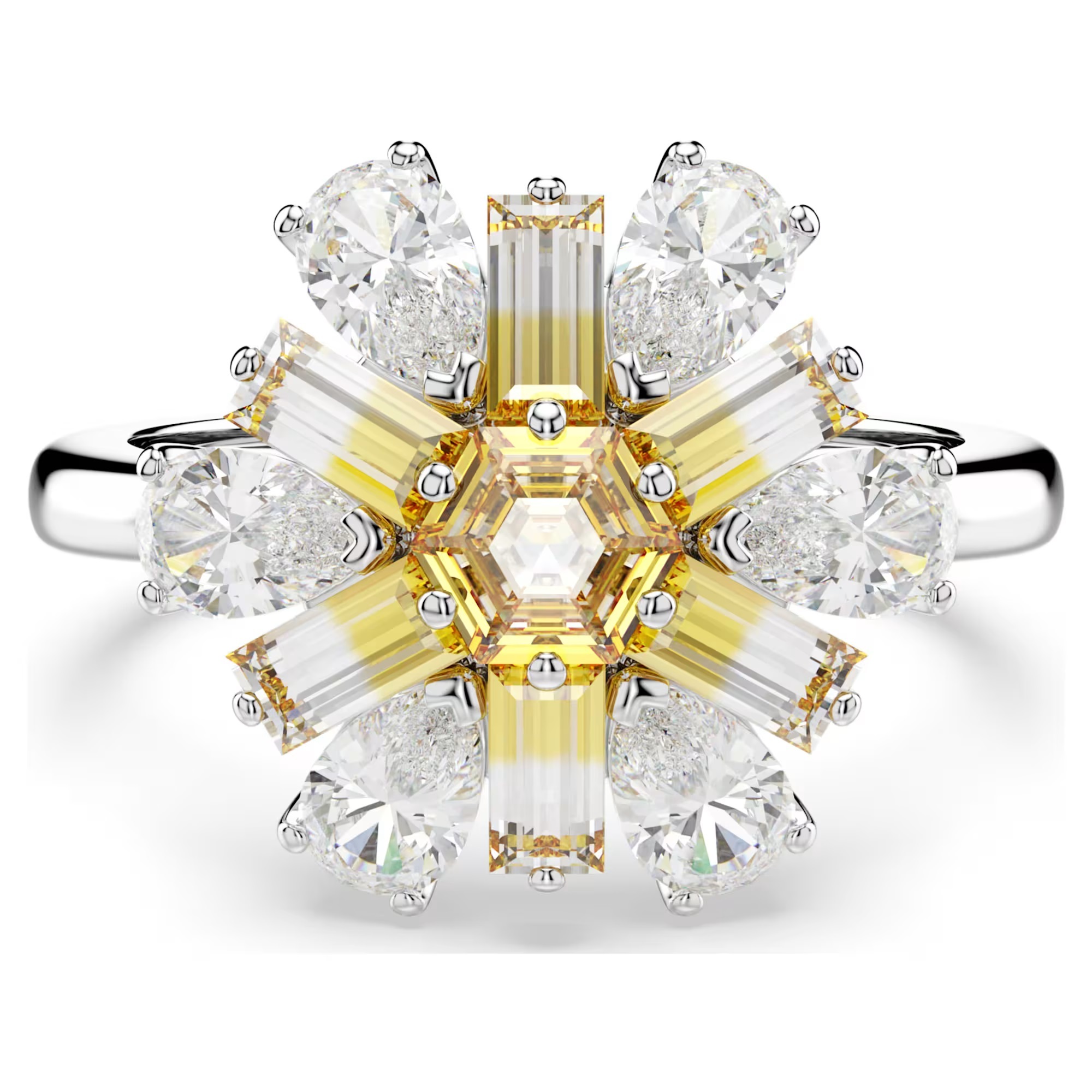 Swarovski Úchvatný prsten s krystaly Idyllia 568908 50 mm
