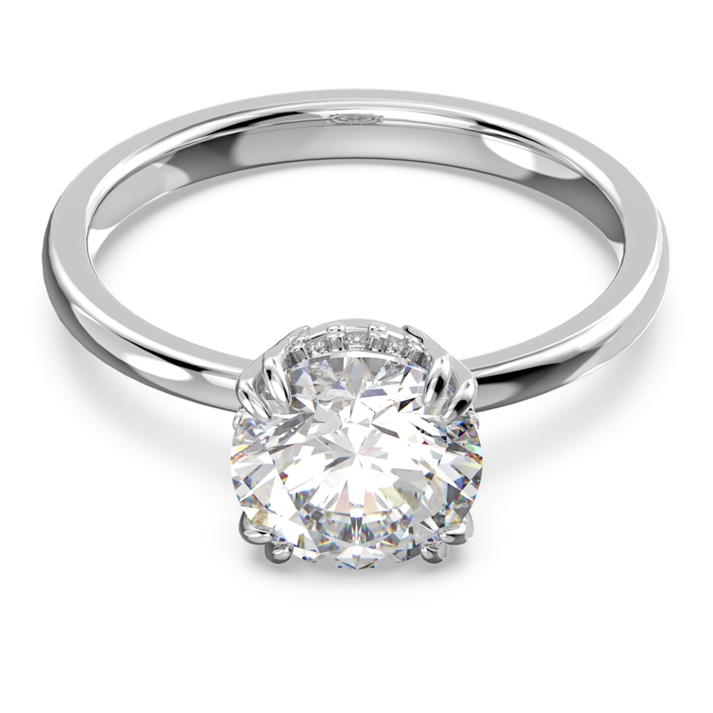 Swarovski Zásnubní prsten s čirým krystalem Constella 5642635 55 mm