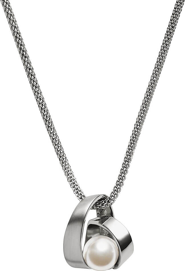 Skagen -  Dámský ocelový náhrdelník s perlou SKJ0749040
