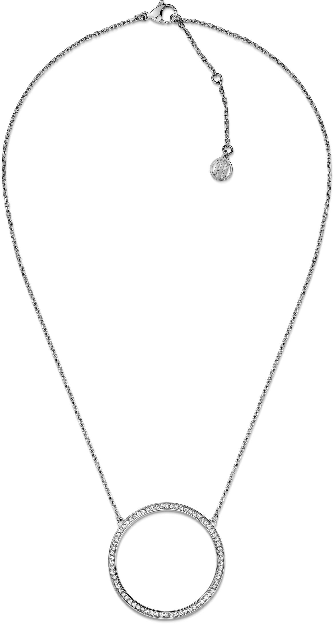 Tommy Hilfiger Luxusní náhrdelník s třpytivým přívěskem TH2700989