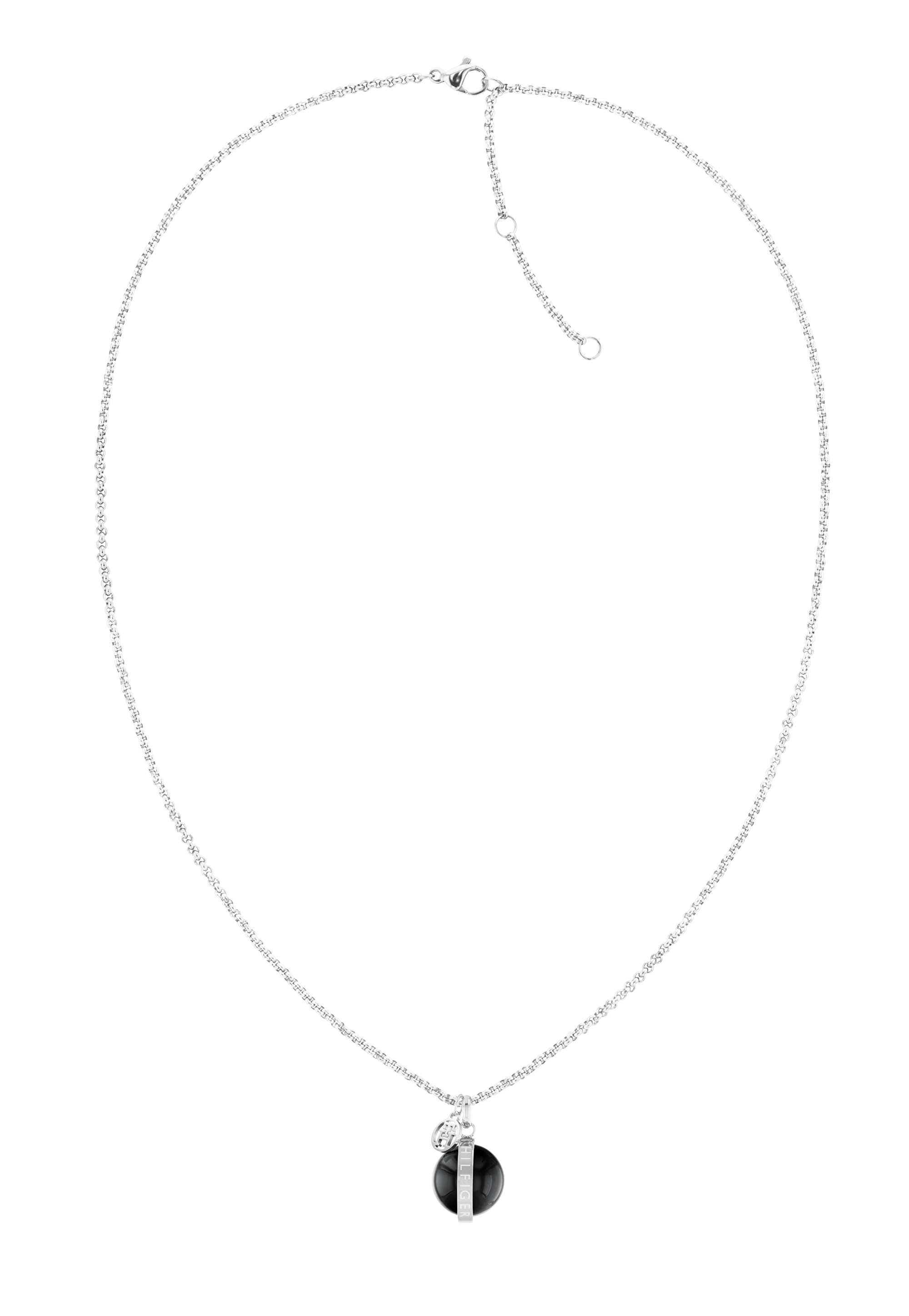 Tommy Hilfiger -  Stylový náhrdelník s onyxem 2780761