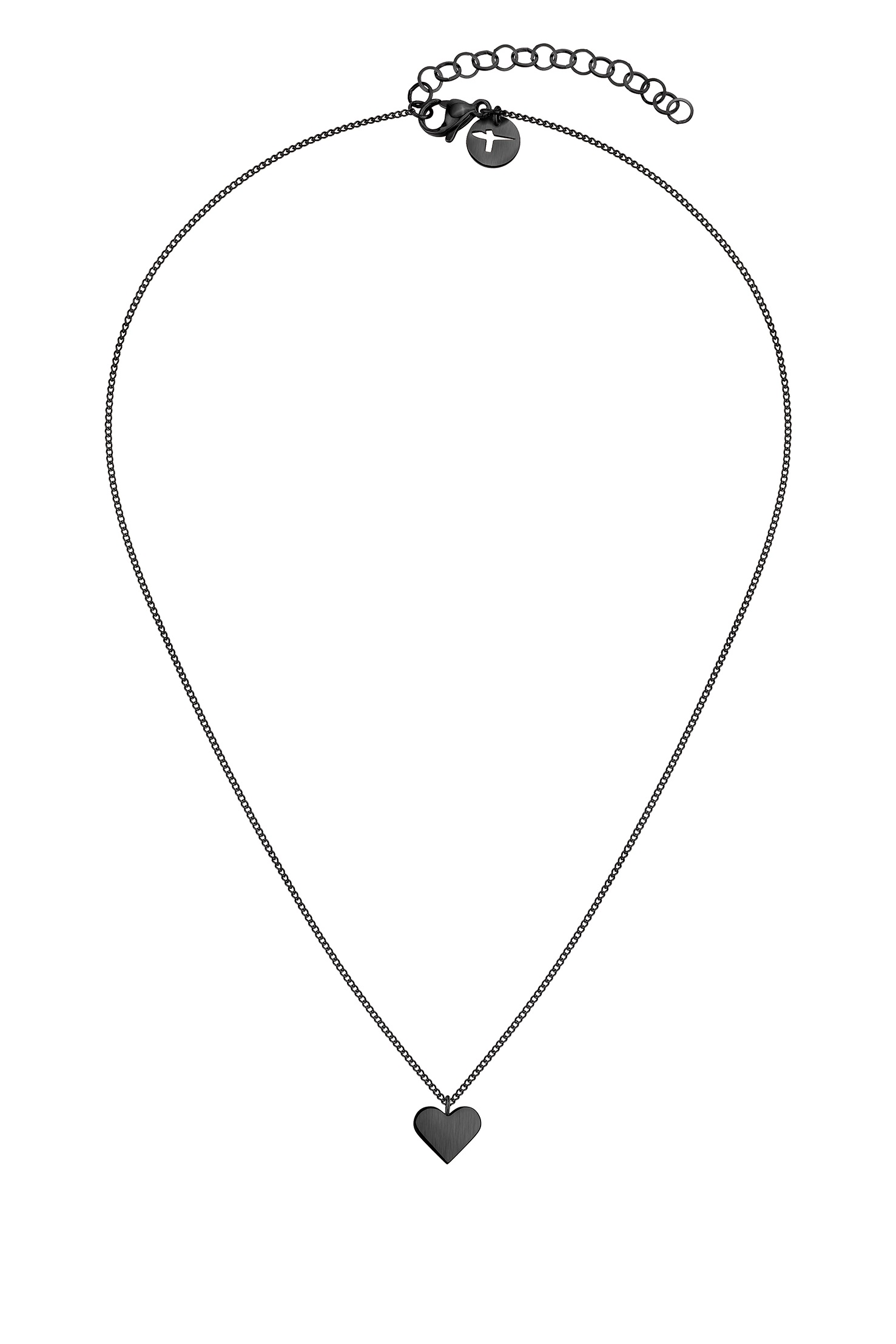 Tamaris Romantický čierny náhrdelník TJ-0126-N-45