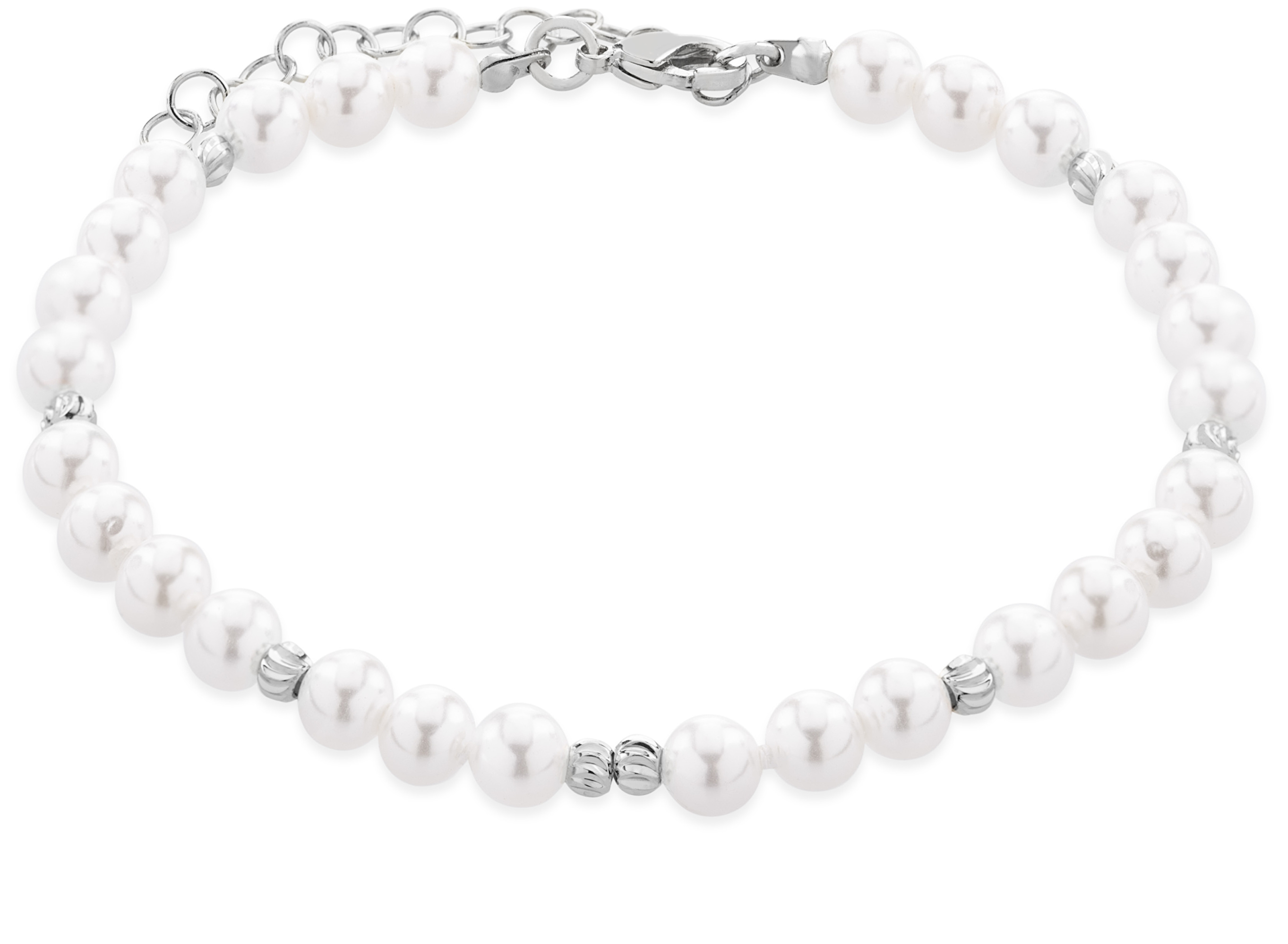 Troli -  Elegantní náramek se syntetickými perlami VSB0179S