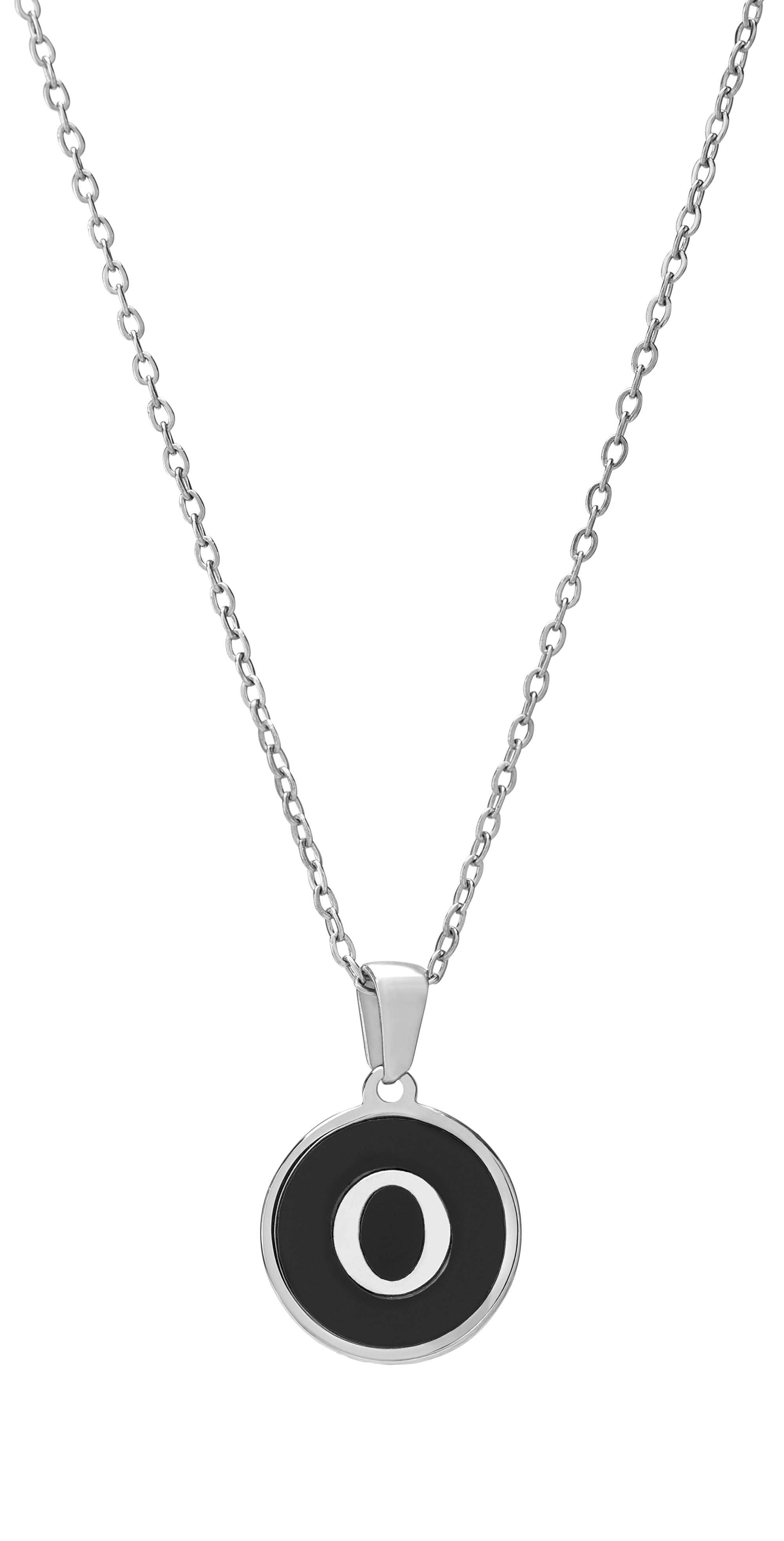 Troli -  Originální ocelový náhrdelník s písmenem O