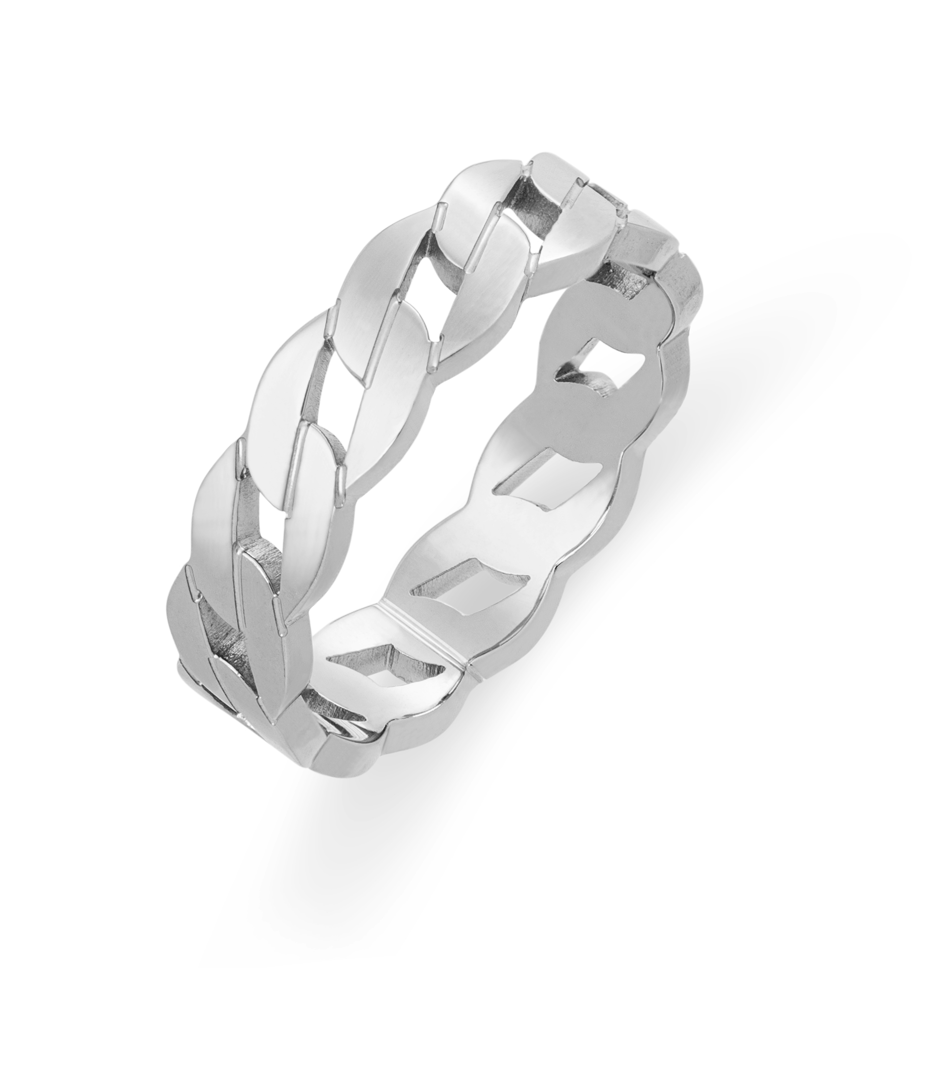 Troli Stylový ocelový prsten 59 mm