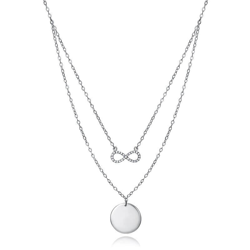 Viceroy -  Dvojitý ocelový náhrdelník Nekonečno 4087C000-00