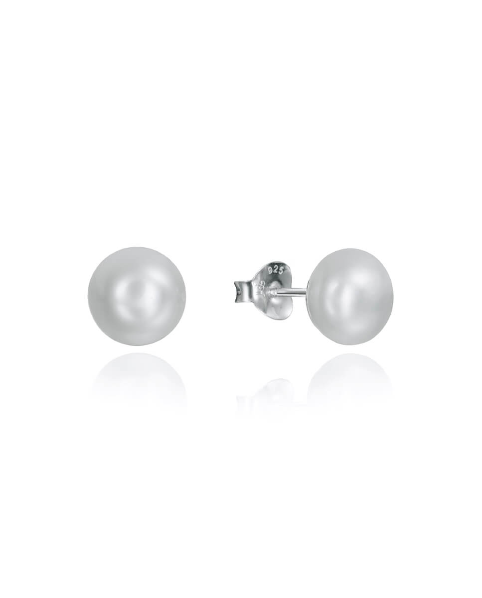 Viceroy Elegantné minimalistické náušnice s perlou Clasica 5090E000-67 0,7 cm