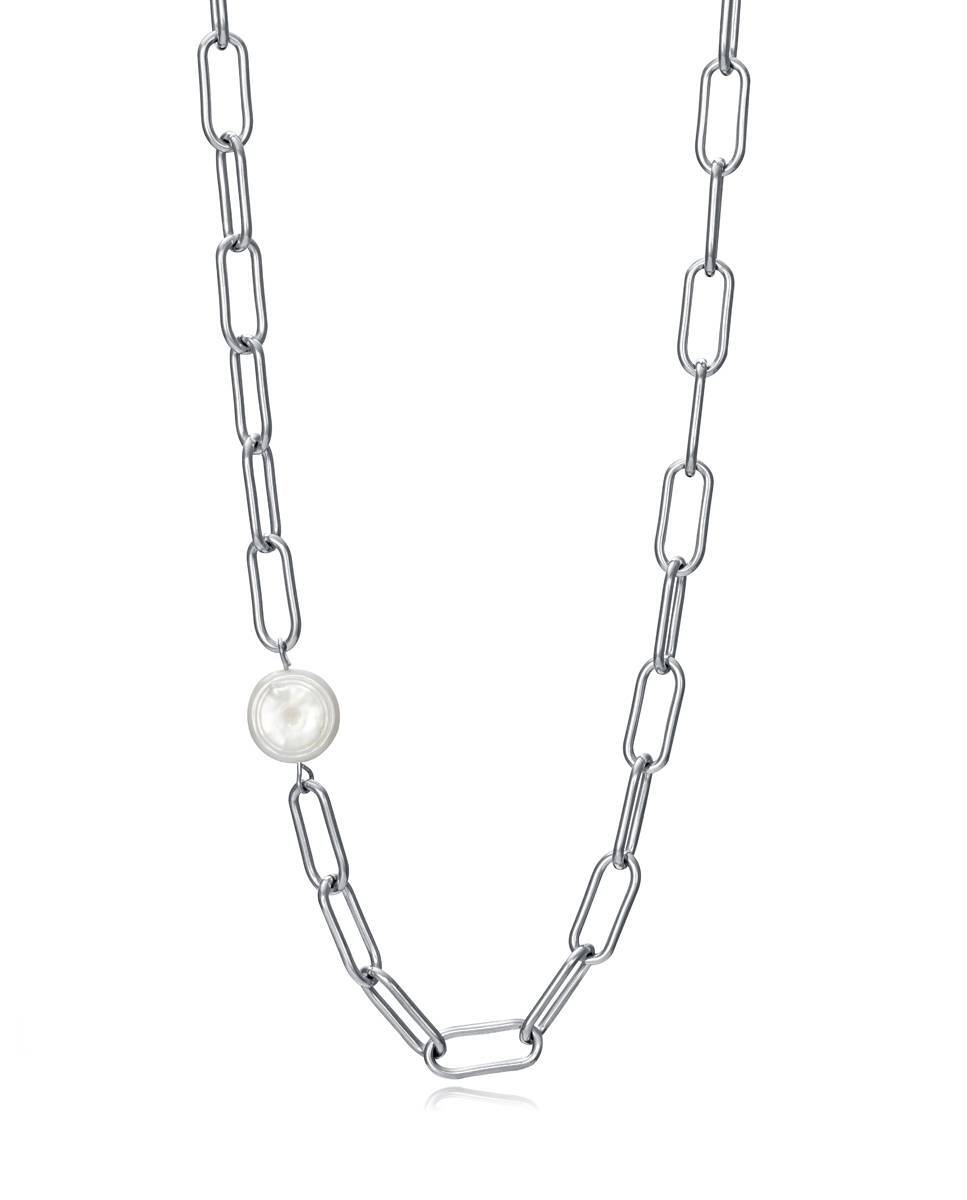 Viceroy Nadčasový ocelový náhrdelník s perlou Chic 1317C01000