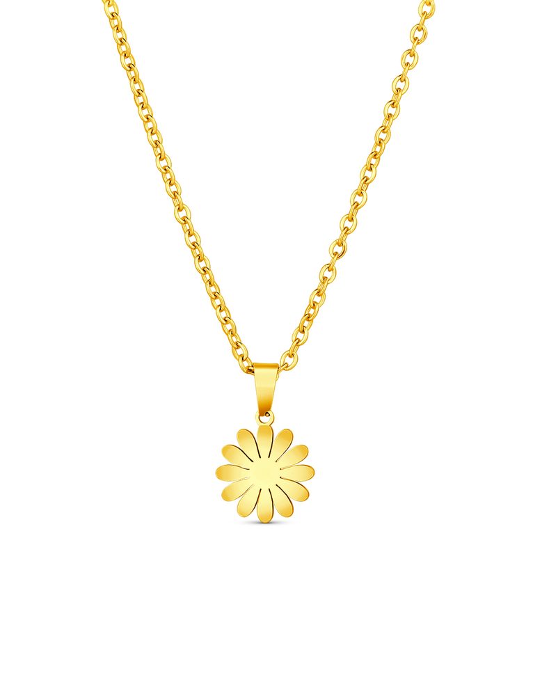 Vuch Krásny pozlátený náhrdelník Kvetina Riterra Gold
