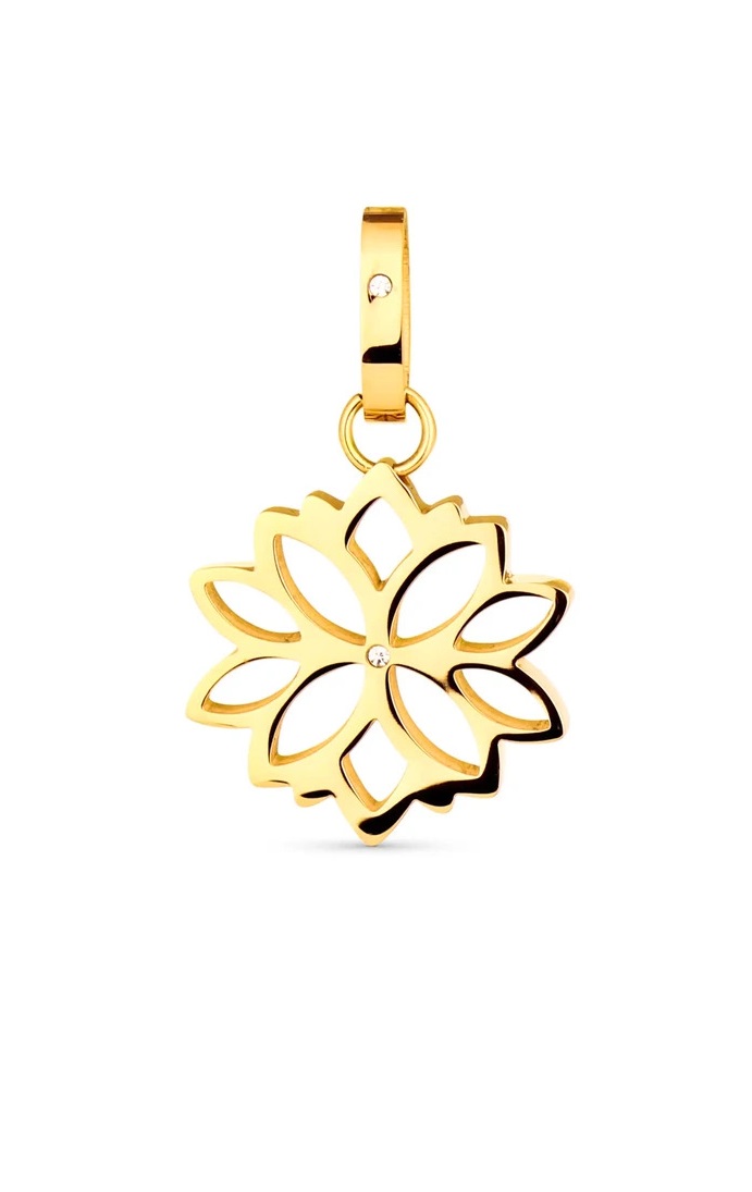 Vuch Krásny pozlátený prívesok Lotosový kvet Gold Nizza