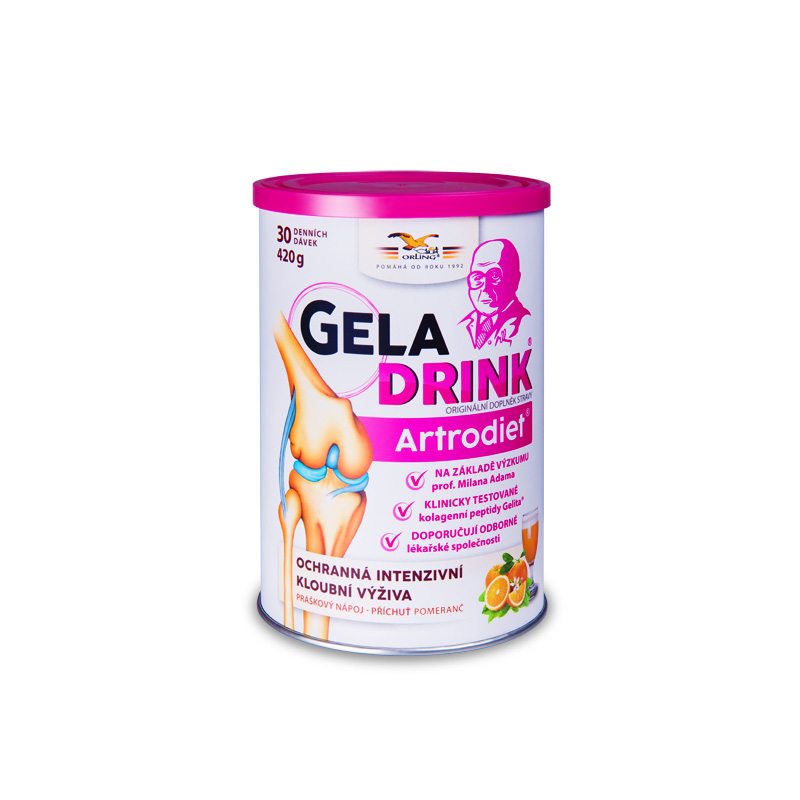 Geladrink Geladrink Artrodiet nápoj 420 g Broskev