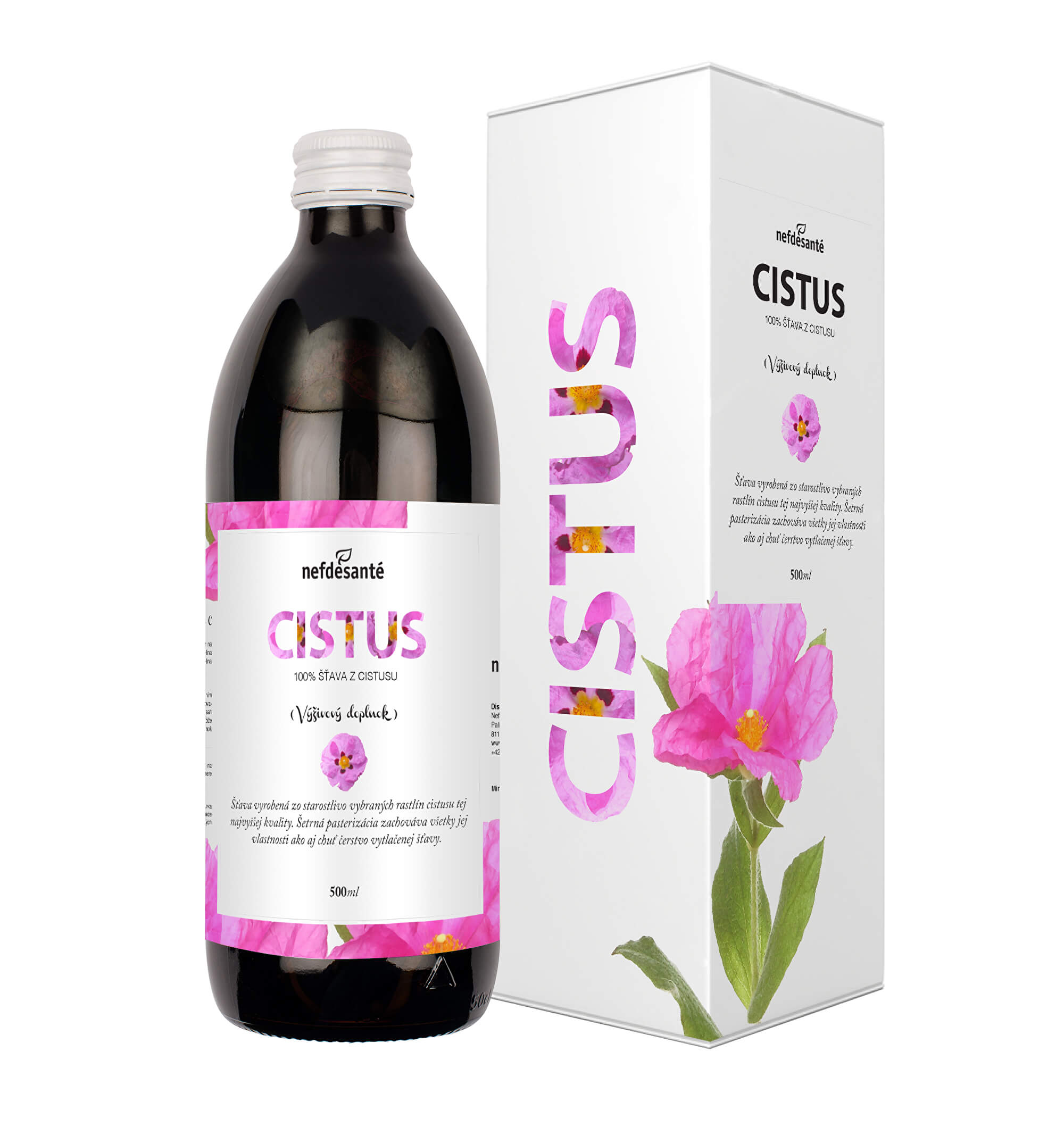 Nef de Santé Cistus - 100% šťava z cistusu 500 ml