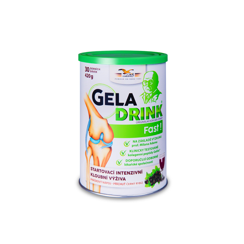 Geladrink Geladrink Fast nápoj 420 g Černý rybíz