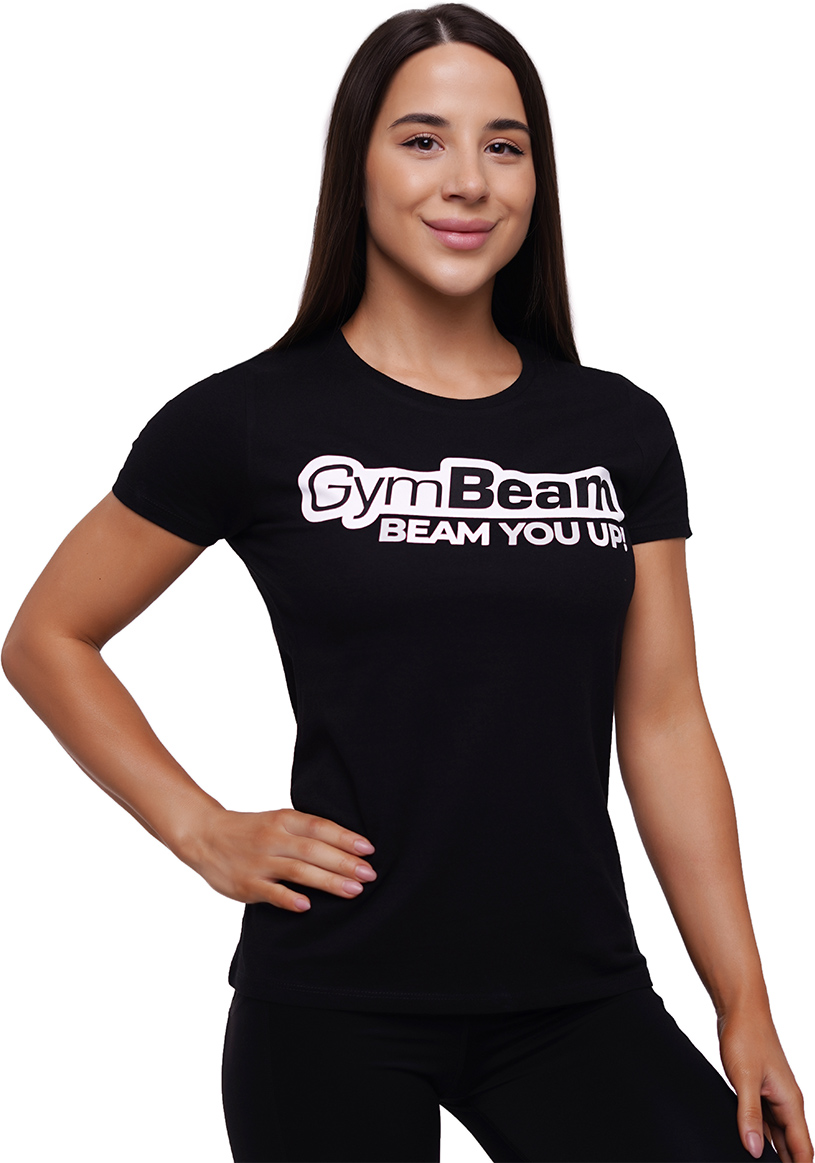 GymBeam Dámské Tričko Beam Black XL