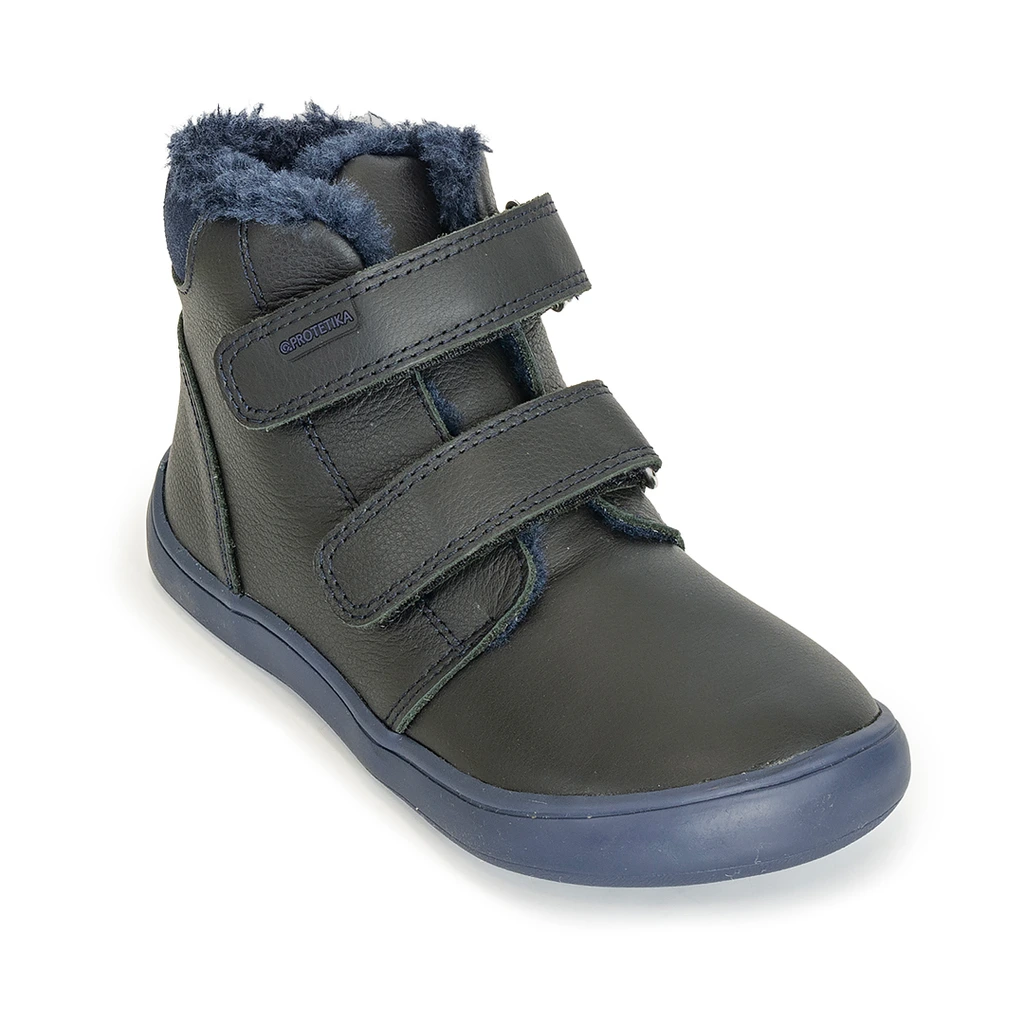 Protetika Dětská zimní barefoot vycházková obuv Deny černá 30