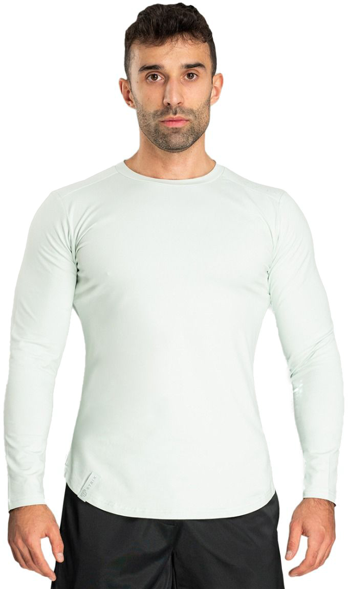 Strix Pánské tričko s dlouhým rukávem Nebula Moon Grey XL