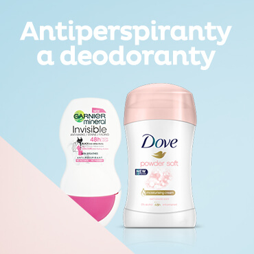 Antiperspiranty a deodoranty