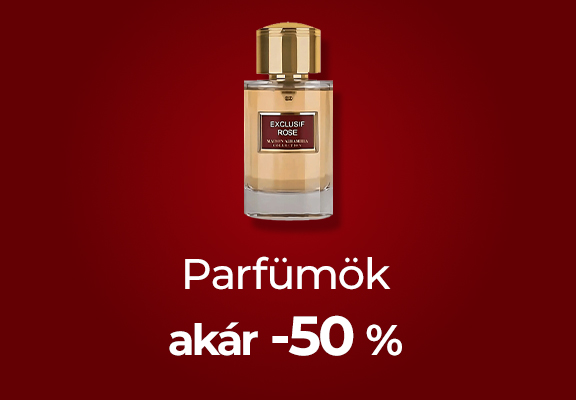 Parfümok kiárusítás